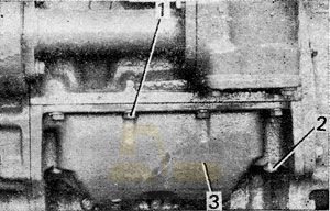 Крепление поддона блок-картера